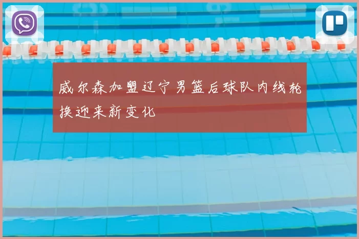 威尔森加盟辽宁男篮后球队内线轮换迎来新变化